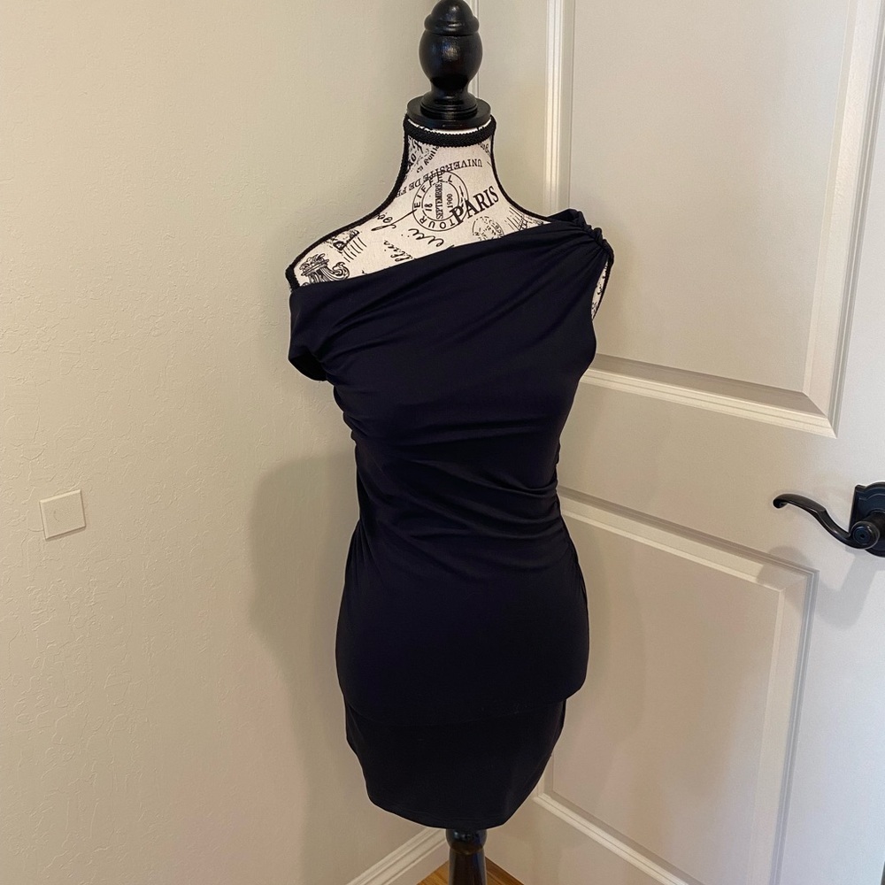 Princess Polly Asymmetrical Off-Shoulder Dress